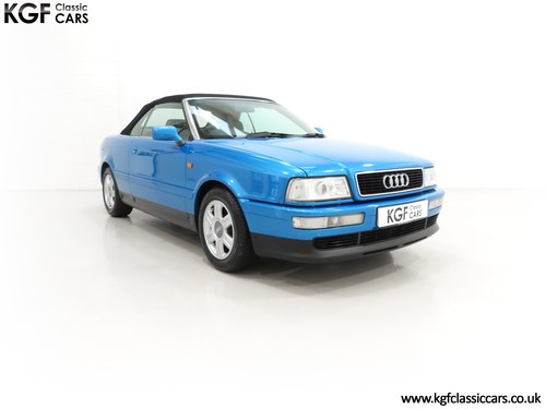 1997 An Iconic Audi Cabriolet with Just 11,786 Miles SOLD