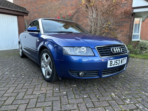 2003 Audi A4 Sport Cabriolet Auto FASH, 54670 Miles, One pre