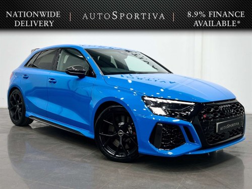 2022 Audi A3 RS 3 Sportback Carbon Black TFSI Quattro Semi-A For Sale