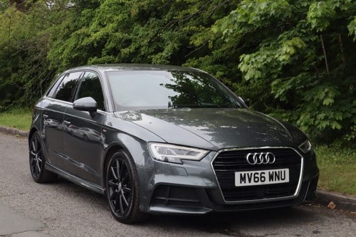 2016 Audi A3 1.4 TFSI S Line 5dr S Tronic Auto 150BHP + ULEZ For Sale