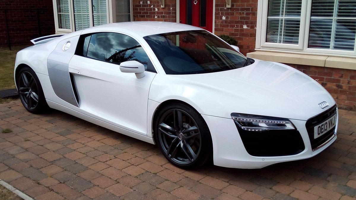 Audio R8 White 2013 Audi R8 White Automatic, 7+ speed Right Hand Drive in United ...