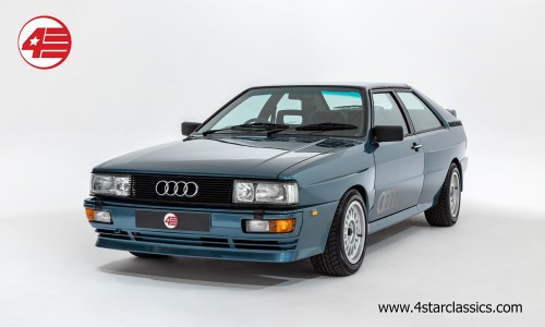 1987 Audi Ur Quattro /// Rare Lago Blue /// Just 70k Miles VERKOCHT
