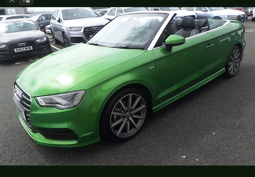 AUDI A3 Cabriolet 2015 1.4 petrol Tfsi S line. Low miles.