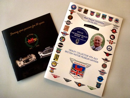 Blue Plaque Ceremony/Healey Collective Souvenir Brochure For Sale