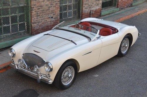 1955 AUSTIN-HEALEY 100-4 Roadster LHD Correct Ivory $92.5k For Sale