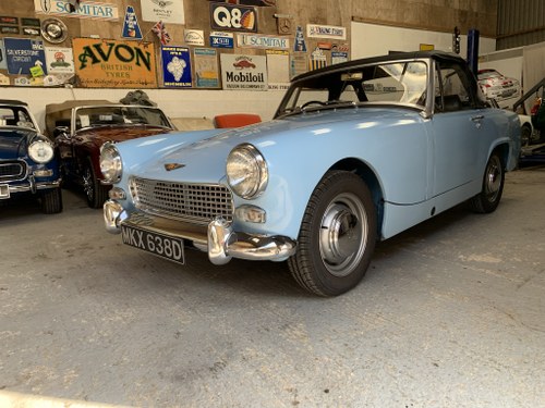 1966 Austin Healey Sprite restored with a Heritage bodyshell. SOLD