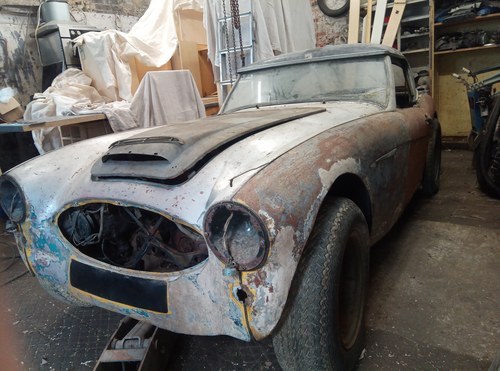 1957 Austin Healey 100/6 project For Sale