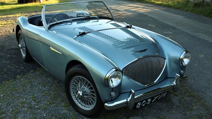 SOLD Austin Healey 100 BN1 Ice Blue, Immaculate 100/4