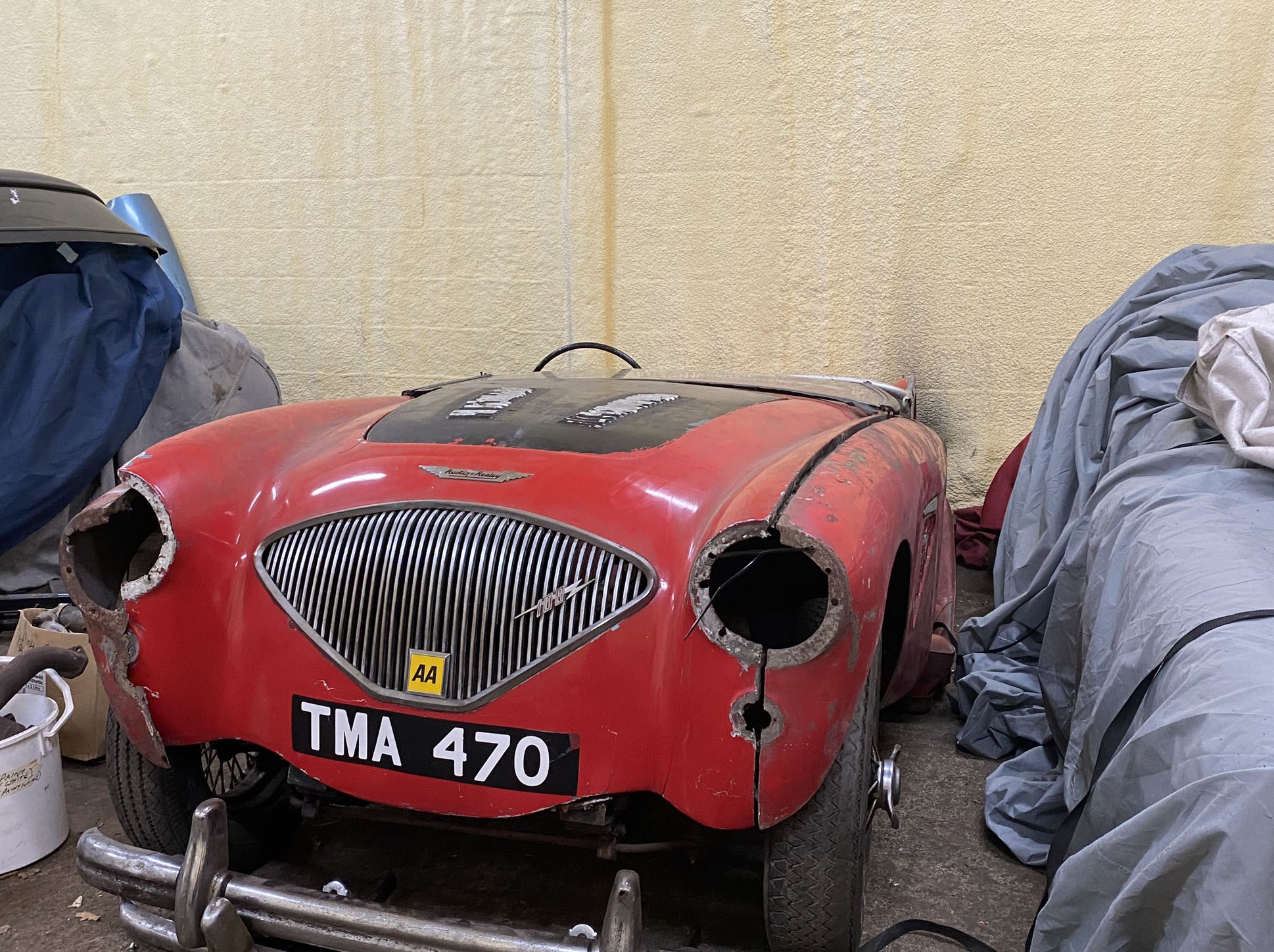Austin Healey 100 Original UK RHD Project Car for Resto, foto 2