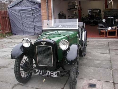 1930 Austin 7 Ulster Evocation at Morris Leslie 18th August For Sale by Auction