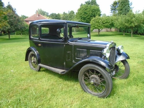 1933 Austin Seven RP Box Saloon SOLD