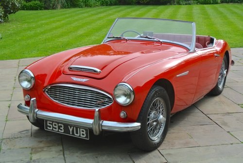 1960 AUSTIN HEALEY 3000 BT7   UK LOW MILAGE CAR HISTORY FROM NEW! In vendita