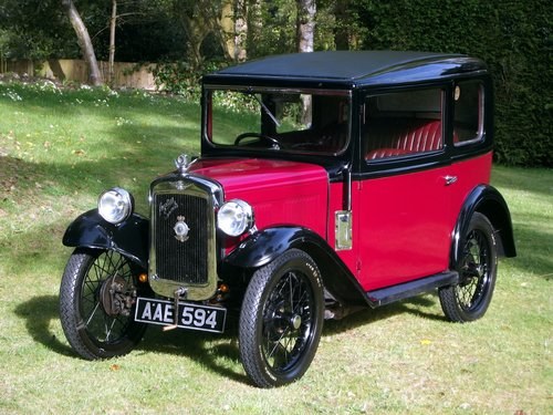 1933 AUSTIN SEVEN SLOON SOLD
