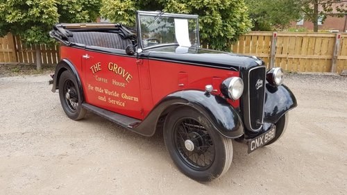 **AUGUST AUCTION ENTRY** 1938 Austin Seven 4 Seater Tourer For Sale by Auction