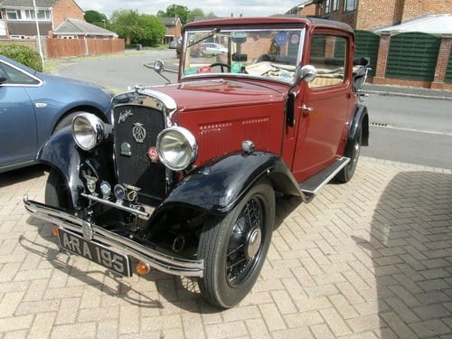 1934 Austin 10 Cabriolet (chrome radiator) For Sale