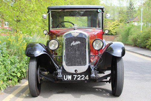 1929 AUSTIN HEAVY 12/4 IVER SALOON SOLD