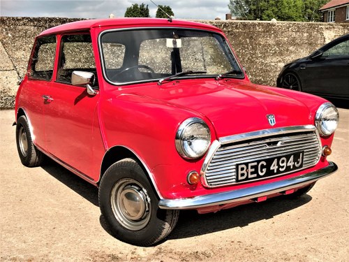 1971 Austin Mini Cooper S Mark III+2 owners in 37 years VERKOCHT