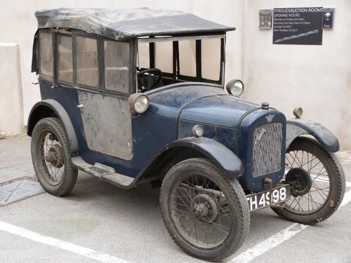 1927 Austin Seven Chummy four seat tourer vintage For Sale by Auction