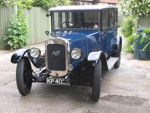 1929 Austin 16/6 Burnham Saloon VERKAUFT