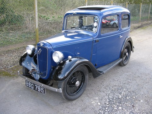 1937 Austin 7 Ruby Mk2 with sunroof SOLD