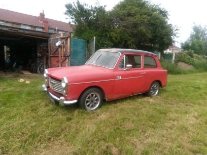 Red 1966 Austin A40 Farina project SOLD