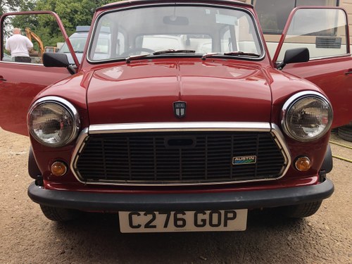 1985 Mini, 998cc, Classic, late centre dash model SOLD