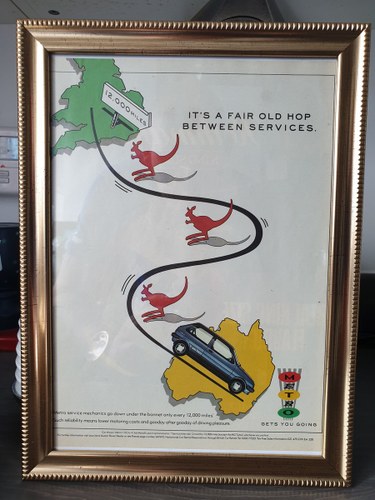1987 Metro advert Original framed  SOLD