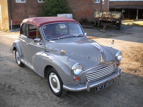 1964 Morris Minor 1000 Classic Convertible. In vendita
