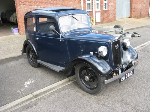 1937 Austin 7 Ruby Mk2 with sunroof. SOLD