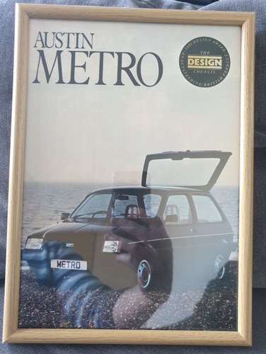 1982 Austin Metro Advert Original  In vendita