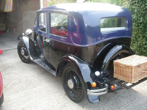 1933 Austin 10 crome rad with rare smoker roof For Sale