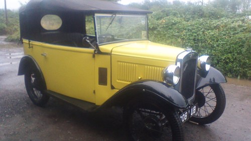 1933 austin seven convertible SOLD