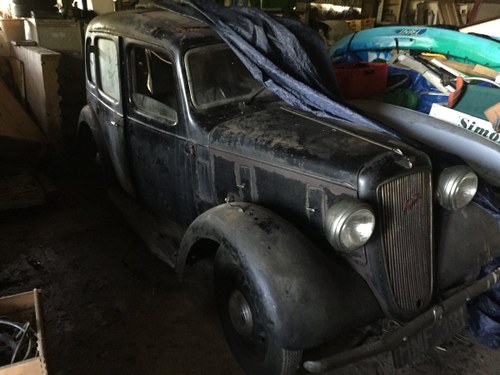 1938 Austin 10 full history, needs full  restoration In vendita