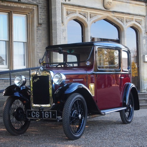 1933 Austin Seven RP Saloon, 4 Speed, RESERVED FOR JIM. SOLD