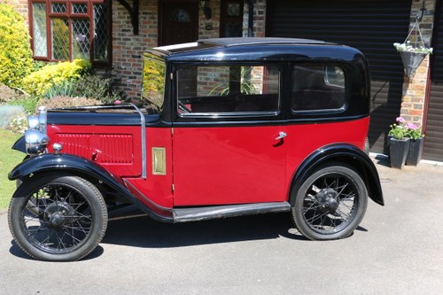 1933 Austin 7 RP Box Saloon Deluxe 95% Project SOLD SOLD