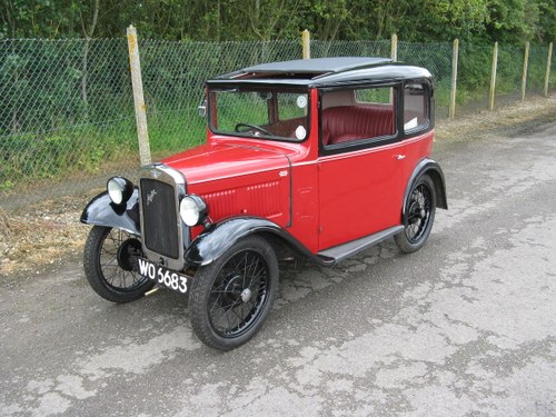 1932 Austin 7 RN saloon, with sunroof SOLD