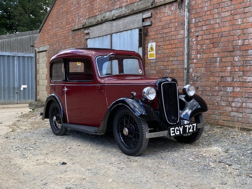 1937 Austin 7 Ruby. Father & Son Owned For 50 Years VENDUTO