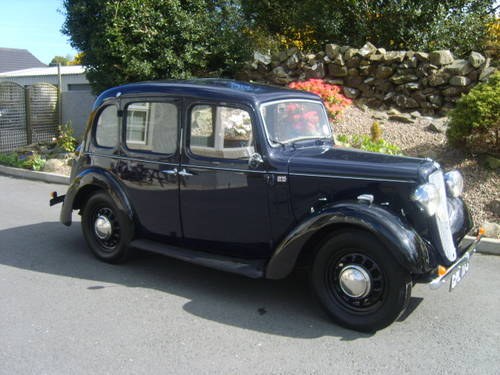 1937 Austin 10 4 door saloon VERKOCHT