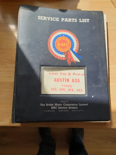 1964 Service parts list In vendita