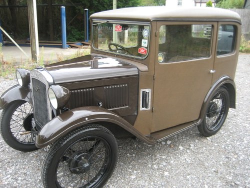 1930 Austin 7 RG Fabric Body Saloon In vendita