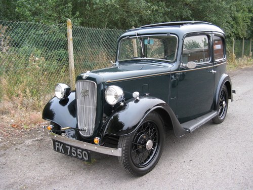 1936 Austin 7 Ruby Mk2 with sunroof SOLD
