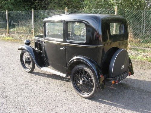 1933 Austin 7 RP Saloon with sunroof SOLD
