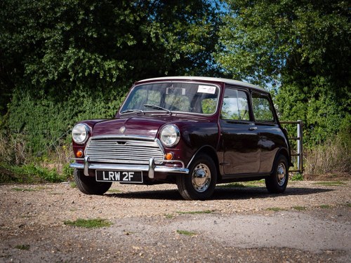 1968 Austin Mini 1000 Super De Luxe for auction 29th-30th October For Sale by Auction
