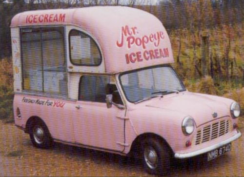 1966 Austin Mini Ice-Cream Van - Mr Pop-Eye For Sale