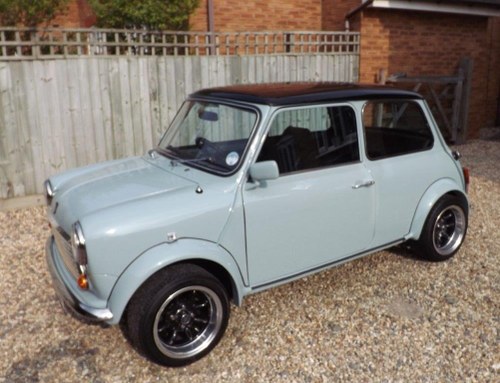 1989 Classic Mini in BMW Ice Blue For Sale