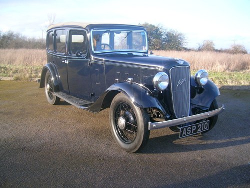 1935 Austin Light Twelve-Four Ascot Tickford Roof Conversion For Sale
