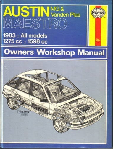 1983 Austin Maestro MG & VDP Haynes Manual For Sale