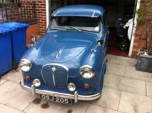 1958 AUSTIN A35, BLUE, LOTS OF WORK DONE SOLD