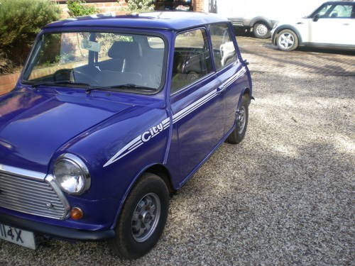 1982 Mini City, 998Cc, Blue, 69,000 Miles, Mot Nov For Sale