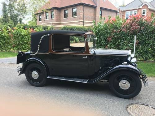 1934 Austin 10/4 Colwyn Cabriolet For Sale by Auction